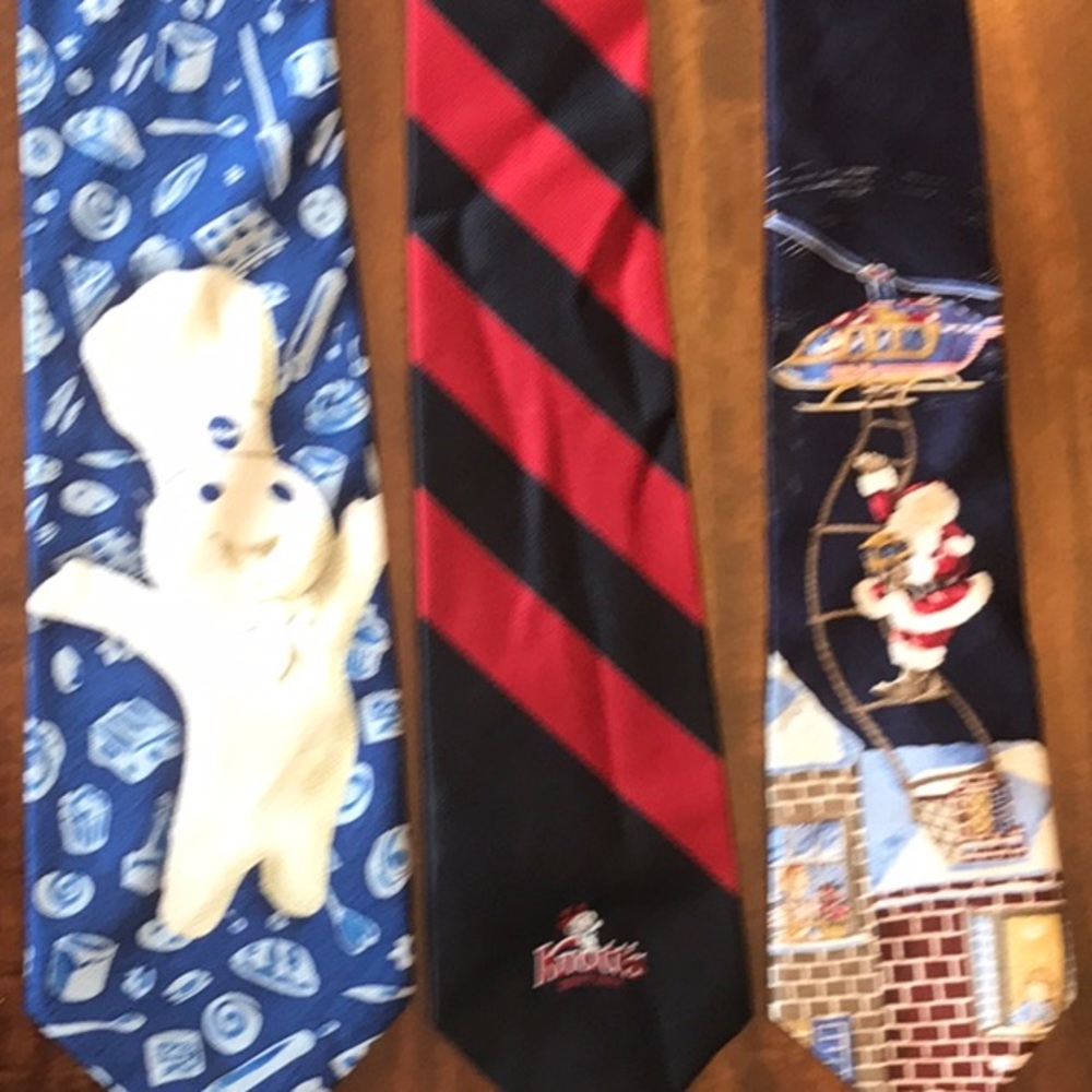 Novelty ties.